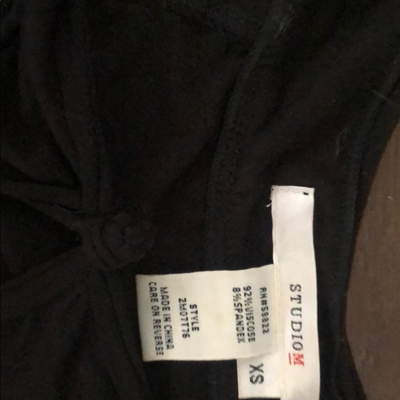 Studio M Black Batwing Top - Picture 4 of 4